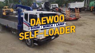 Daewoo 10wheeler self loader with boom & hydraulic lamp