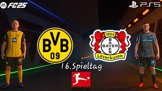 FC25 - Borussia Dortmund BVB09 vs Bayer Leverkusen | 16.Spieltag | Bundesliga2024/25 | PS5™