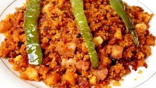 Migas de pan con panceta y chorizo