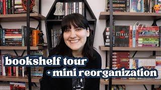 Bookshelf Tour & A Mini Bookshelf Reorganization 