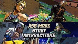 All Story Interactions (ASB Mode Normal Battles) | JoJo's Bizarre Adventure: All-Star Battle R