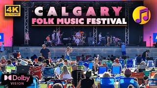 Calgary Folk Music Festival 2024 l 4k Walking Tour | Alberta Canada | #calgary #summer  #walkingtour