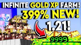 BEST 1.21 INFINITE GOLD XP FARM! Minecraft Bedrock MCPE/Xbox/PS4/Nintendo Switch/Windows 10