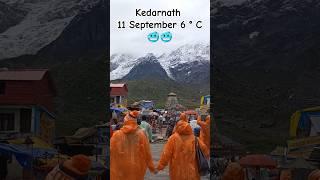 Kedarnath Today Weather Snowfall in Himalayas #shorts #kedarnath #trending #weather #update #reels