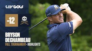 Bryson DeChambeau Full Tournament Highlights | LIV Nashville