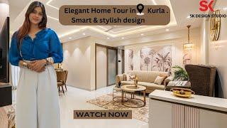 Elegant Home Tour in Kurla | Smart & stylish interior Design | Sk design studio