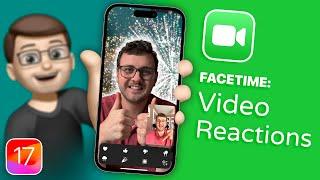 Fun Reactions in FaceTime with just Hand Gestures in iOS 17