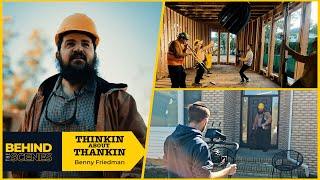 Benny Friedman Thinkin About Thankin' - BEHIND THE SCENES | בני פרידמן  - אחורי הקליפ