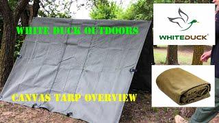 White Duck Outdoors Canvas Tarp Overview