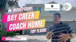 Bay Creek Coach Home Top Floor Model Heritage Landing by Lennar