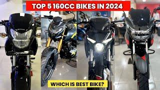 Top 5 Best 160cc Bikes in India 2024 | Mileage |  Best Bike to Buy in 2024