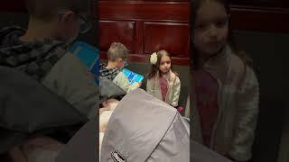 Skyler and Ivy on the elevator #familyvlog #veselajfamily