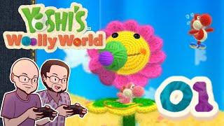 This Game Is Absolutely Adorable!  |  Yoshi's Woolly World Co-op Playthrough [1]