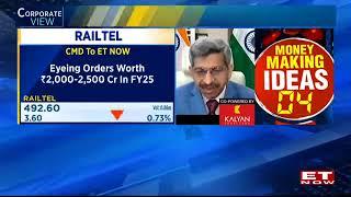 Sh. Sanjai Kumar, CMD/RailTel in conversation with ET NOW