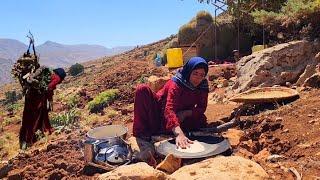 Documentary of The life of a nomadic woman with three children and gathering firewood | Part 3