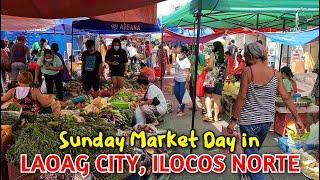 LAOAG CITY ILOCOS NORTE - PALENGKE TOUR! Vibrant Market Day Scene of Laoag City Public Market