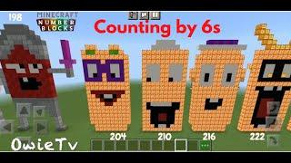 Counting by 6s Song | Skip Counting By 6 Song | Minecraft Numberblocks Counting Songs