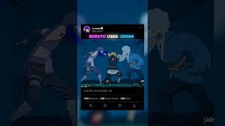 boruto use jogan first time#boruto#jogan
