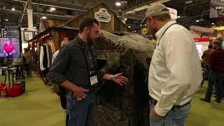 Ameristep Distorter Blind - Mossy Oak at SHOT Show 2018