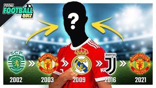 GUESS THE FOOTBALLER FROM THEIR TRANSFERS - UPDATED 2021/2022 | QUIZ FOOTBALL 2021