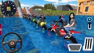 Juego de Motos - Motor Dirt Bike Racing Extreme stunts Driving #1 - Android / IOS gameplay [FHD]