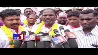 Andole TRS cadre padayatra in support of MLA candidate Kranti Kiran - TV9