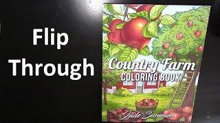 Flip Through | Country Farm coloring book