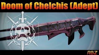 DOOM OF CHELCHIS (ADEPT) - Exotic Scout Rifle Gameplay & Review (390 King's Fall)