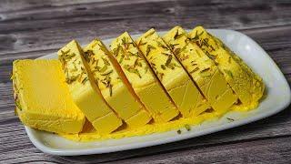 Mango Ice Cream Cake Recipe | Soft Creamy Homemade Mango Ice Cream Recipe