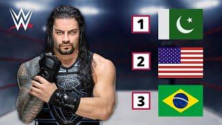 GUESS THE COUNTRY OF EACH WRESTLERS || WWE QUIZ QUESTIONS