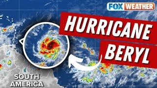 Beryl Now Category 2 Hurricane, May Strengthen To Category 4