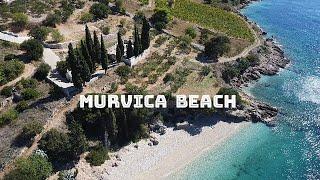 Murvica Beach Brac Island Croatia Drone View Dji Mavic Mini