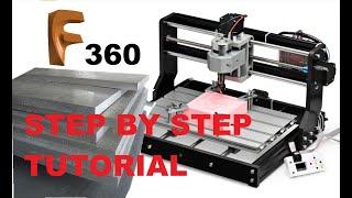 Fusion 360 G-Code Aluminum Plate Step By Step Tutorial