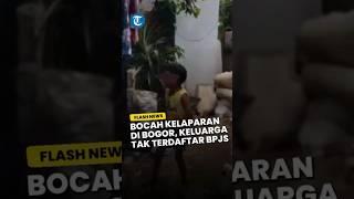 Viral Bocah Menangis Kelaparan di Bogor, Keluarganya Tak Terdaftar BPJS dan Penerima Bantuan Sosial