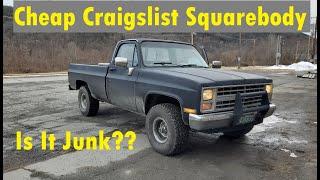 I Bought A Cheap Chevy K10 Squarebody Off Craigslist! Is It Junk?