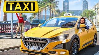 TAXI Simulator: Unfall-Fahrt in Barcelona | Taxi Life
