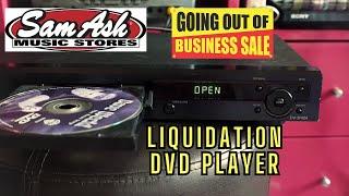 Sam Ash Liquidation DVD Player Troubleshooting