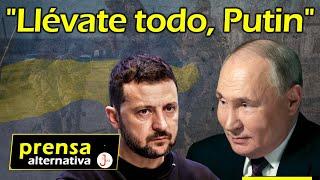 Zelenski aceptó la derrota! Ahora le pide migajas a Rusia!!!