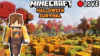 Building a Halloween Base in Survival!