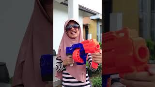 tembak tembakan senjata mainan nerf #shorts