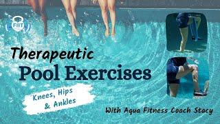 Therapeutic Pool Exercises for Hips, Knees, Ankles - Lower Body Strengthen & Water Rehab AquaFIIT