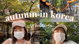 seoul vlog: autumn in korea, decision paralysis & some exciting announcements… #livinginkorea