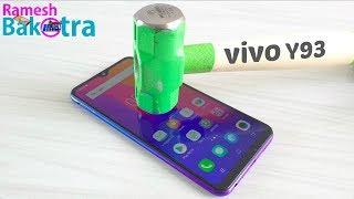 Vivo Y93 Screen Glass Scratch Test