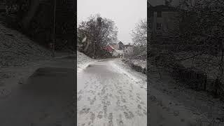 Вот такая красота сейчас у нас в УЖИЦЕ  #shortvideo #travel #serbia #news #autotravel #snow