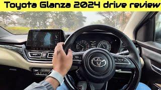 Toyota Glanza 2024 MT Detailed Drive Review: Best In Class Comfort & Performance !! Glanza Top Model