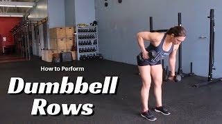 Movement Demo | Alternating Dumbbell Rows