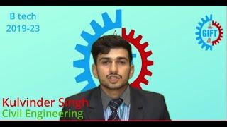 GIFT | E-RESUME | KULVINDER SINGH  |B.TECH (CIVIL) |2023 BATCH