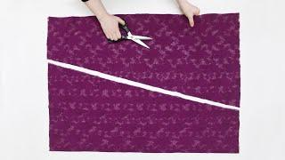  Only 1 meter fabric and Sew in 10 minutes️Even if you are not a tailor then this is for you