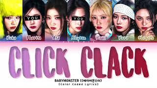 [KARAOKE] BABYMONSTER - Clik Clak but you are Pharita & Ahyeon [Color Coded Lyrics]