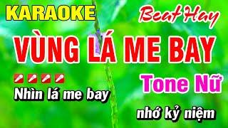 Karaoke Vùng Lá Me Bay Tone Nữ F#m Nhạc Sống (Beat Hay) Hoài Phong Organ